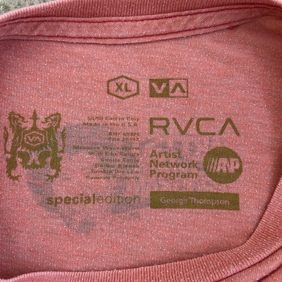 RVCA Artist Network Program T-shirt Bob Ross graphic - Picture 3 of 4